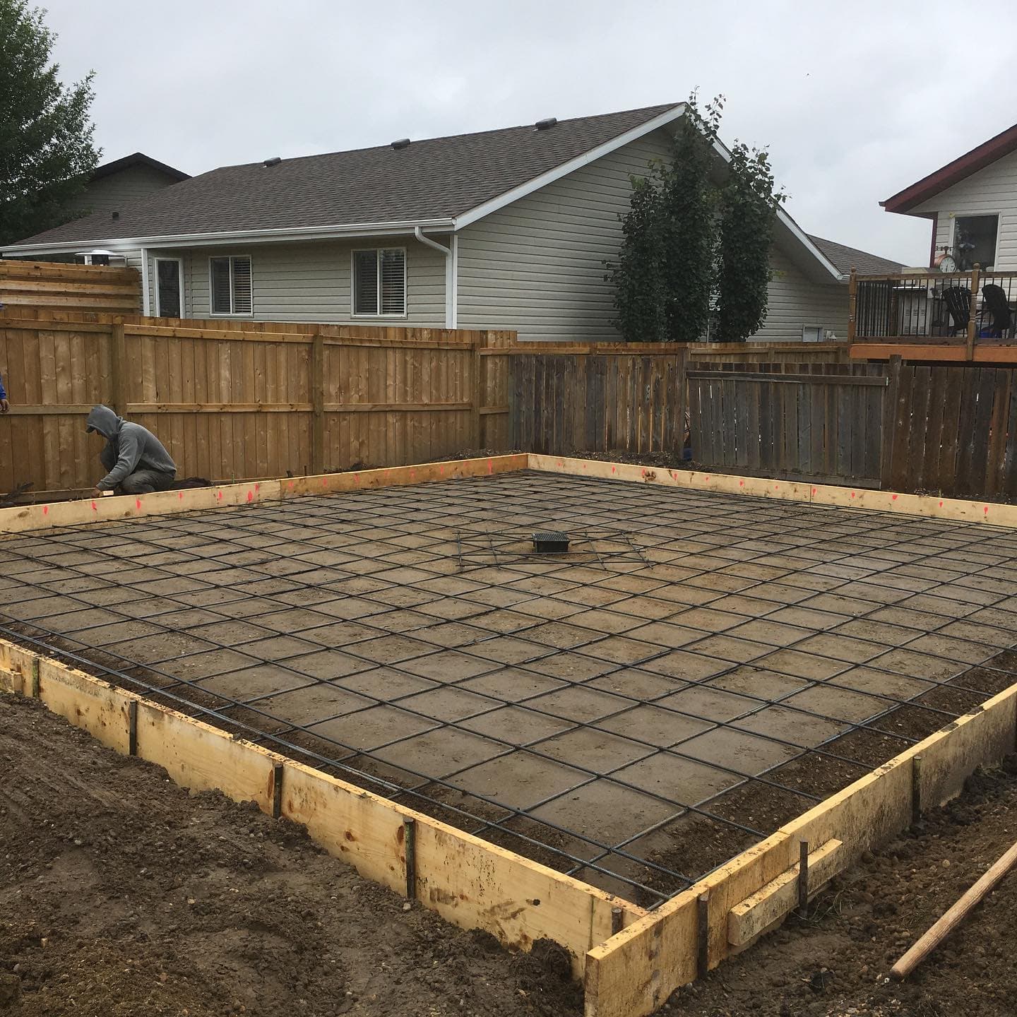 Completed residential concrete reference